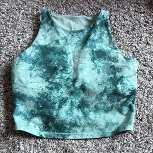 Green Tie-Dye Women's Top